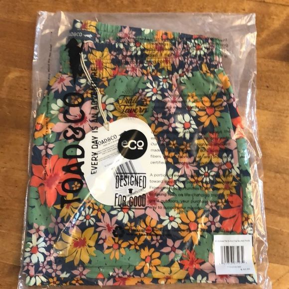 NWT ☀️ Toad&Co | Women's Sunkissed Pull On Short - True Navy Multi Print - Picture 13 of 13
